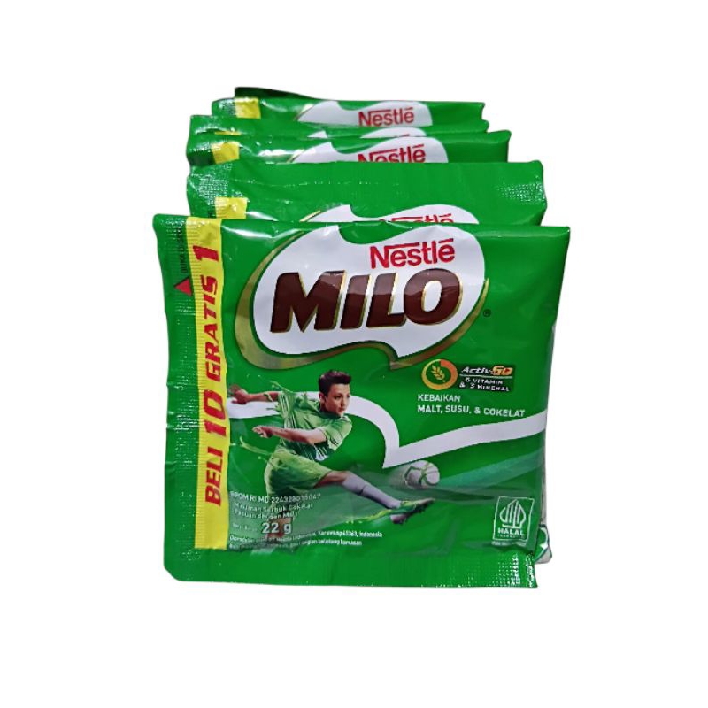 

Nestle Milo ActivGo Renceng isi 10 Sachet
