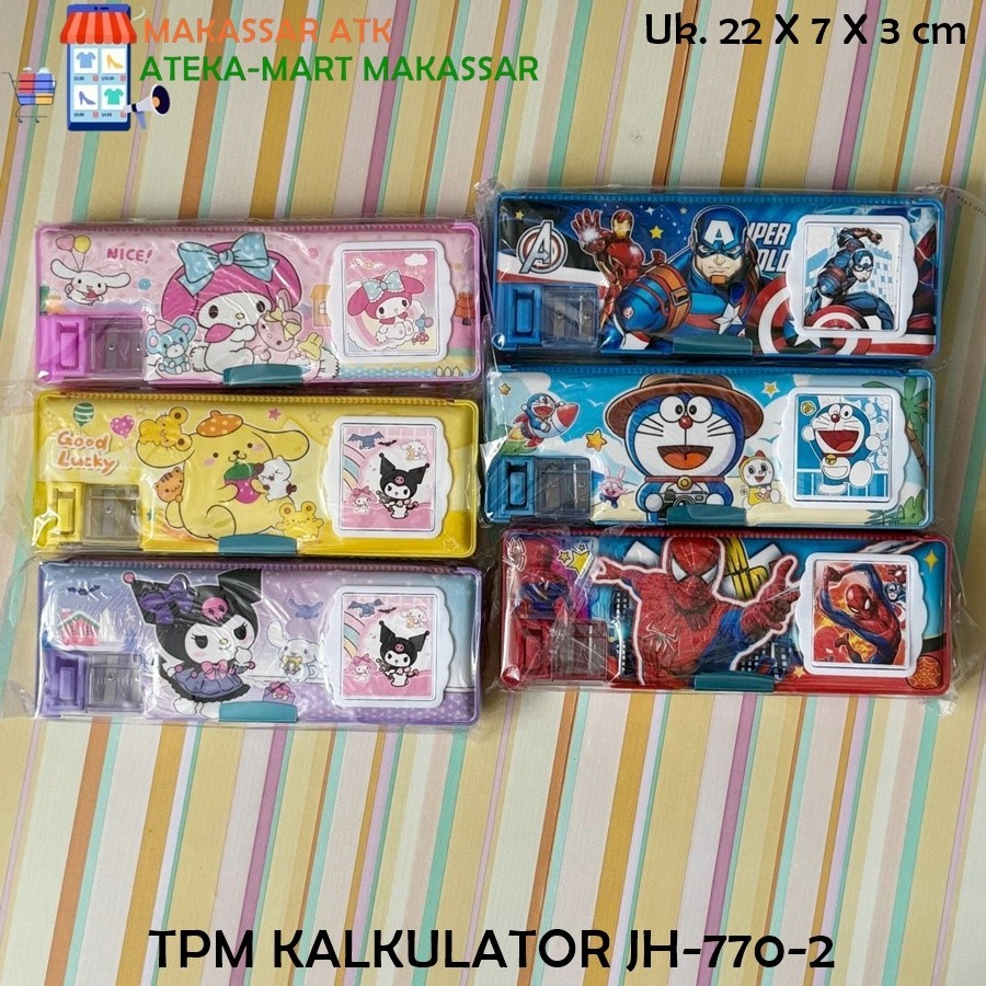 

[1PCS] TPM KALKULATOR JH-770-2 TEMPAT PENSIL MAGNET