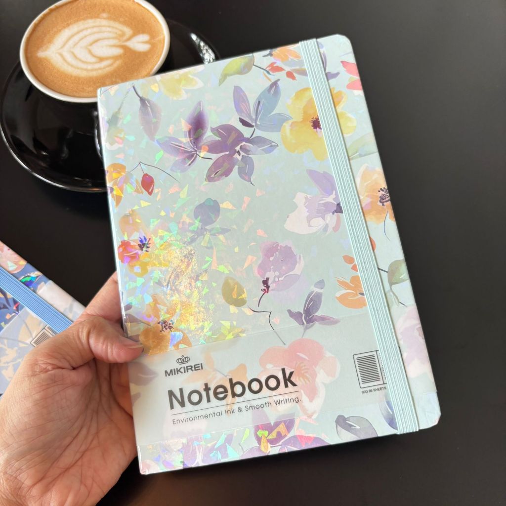 

A5 MIKIREI DIARY HOLOGRAM FLOWERS | JAPANESE DIARY BUKU JURNAL AESTHETIC