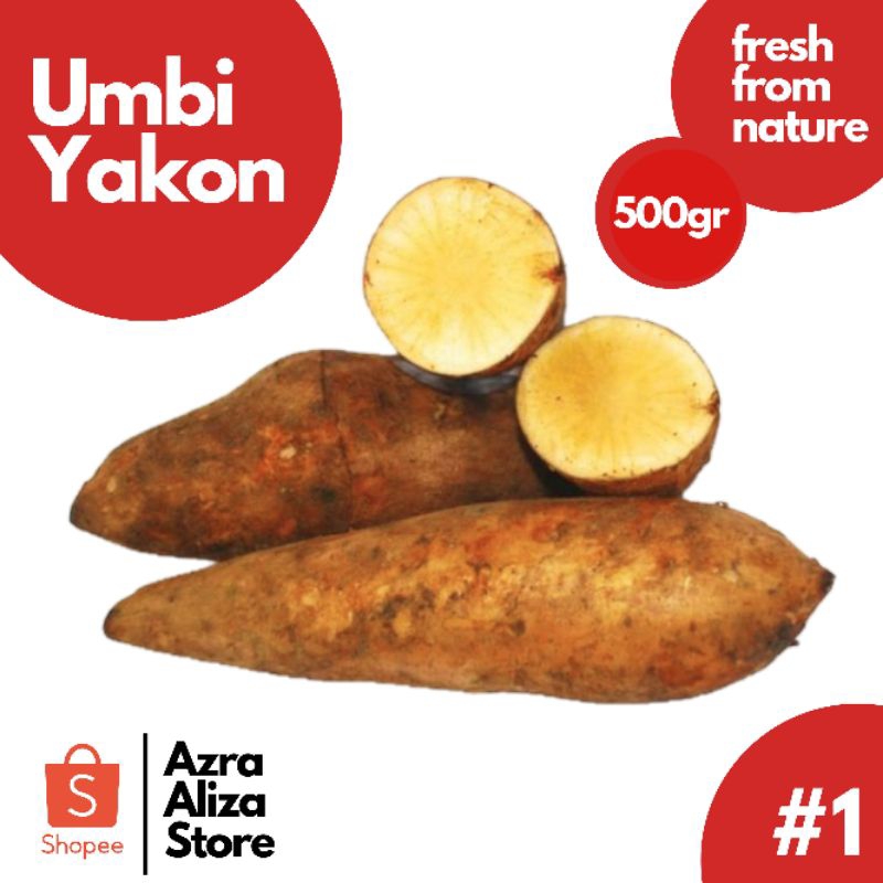 

Ubi Yakon/Umbi Yacon Wonosobo 500 gr