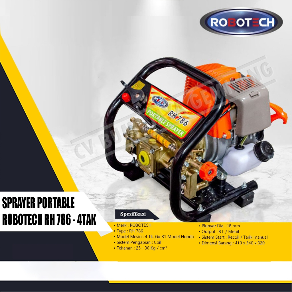 SPRAYER PORTABLE ROBOTECH RH 786