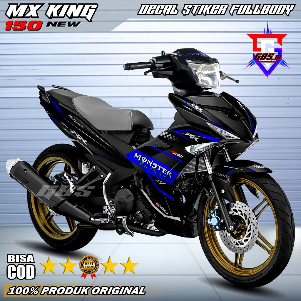 Decal Stiker Fullbody MX KING 150 OLD Stiker Vareasi Motor Mx King 150 Old V1 Fullbody