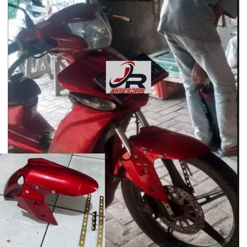 Spakbor custom variasi depan yamaha vega r vega force