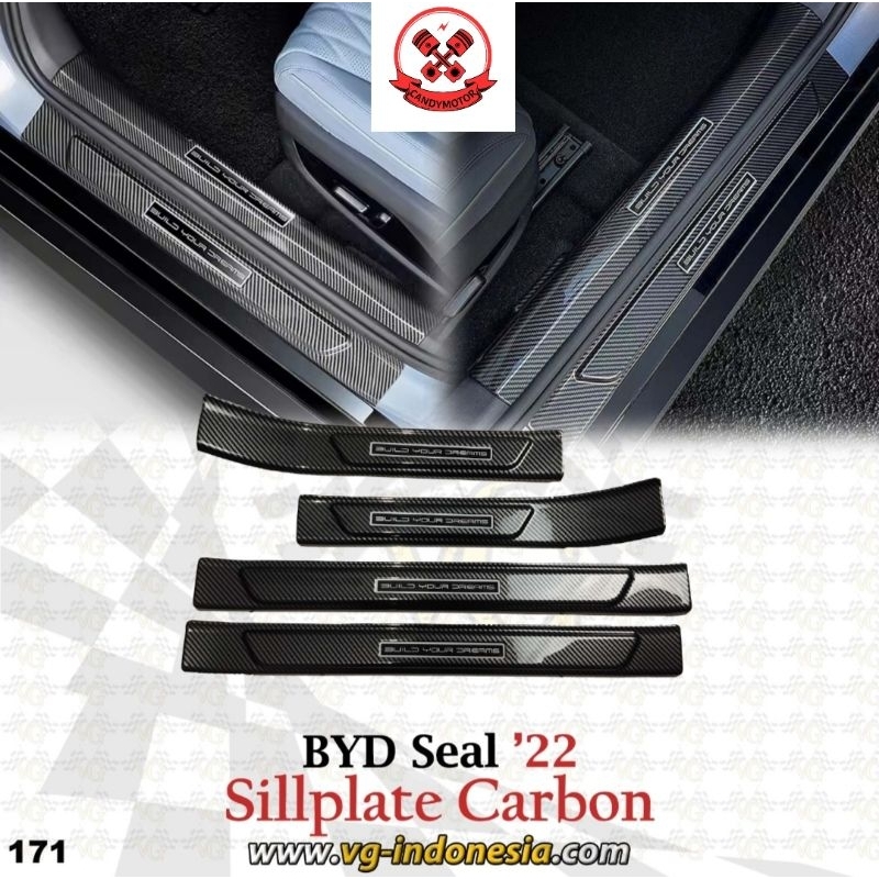 Sill Plate Samping Byd Seal Carbon Door Sill Plate Byd Seal Carbon Import