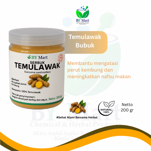 

BY KIMIAHERBAL - Temulawak Bubuk / Temu Lawak Tanpa Campuran - (250gr) (500gr) (1kg) / Obat Herbal Liver