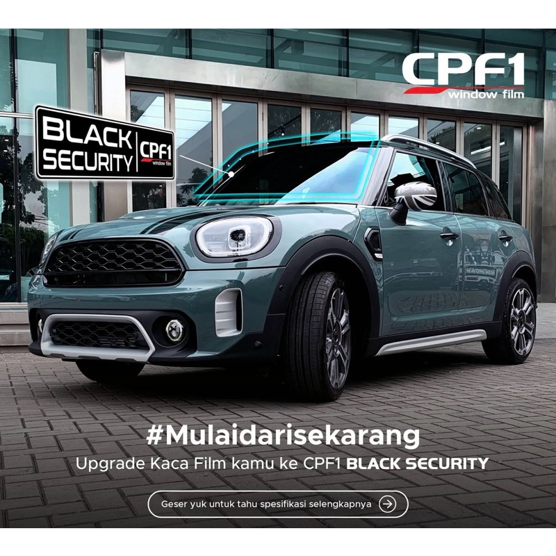 Kaca Film CPF1 Black Security