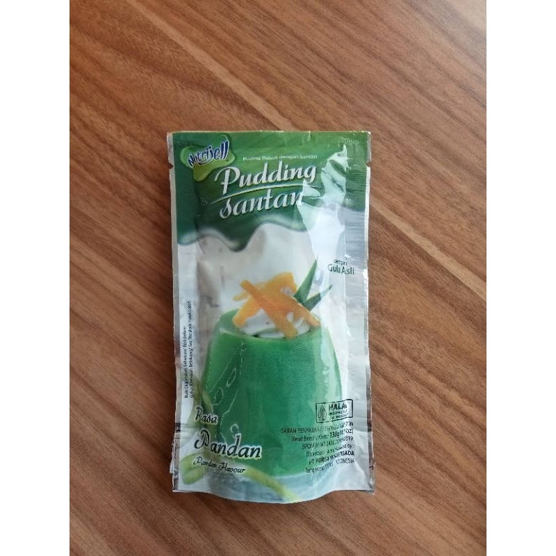 

Nutrijell pudding santan pandan 130g