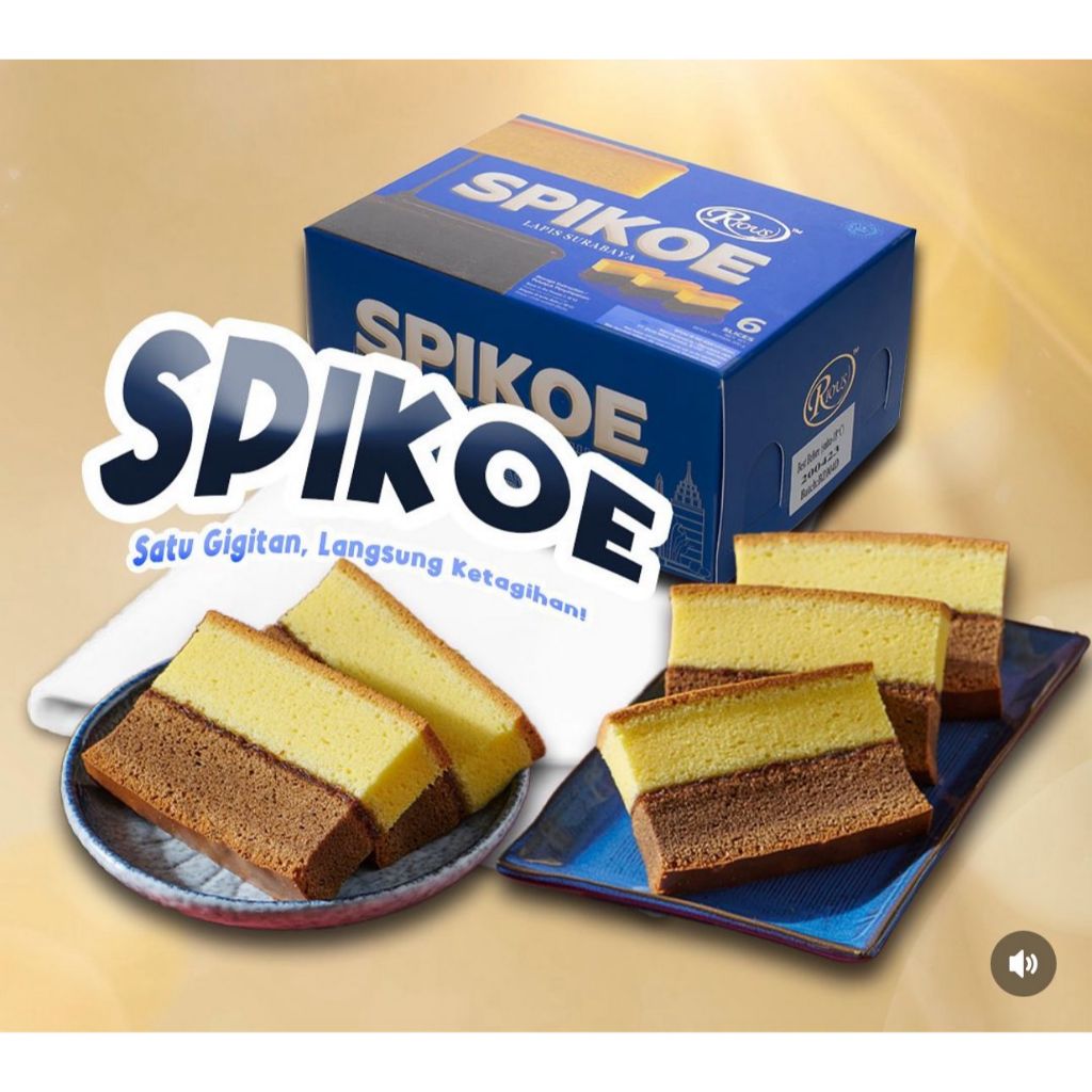 

Rious Bernardi Spikoe Lapis Surabaya 6 slices 200g | Festive Frozen Food