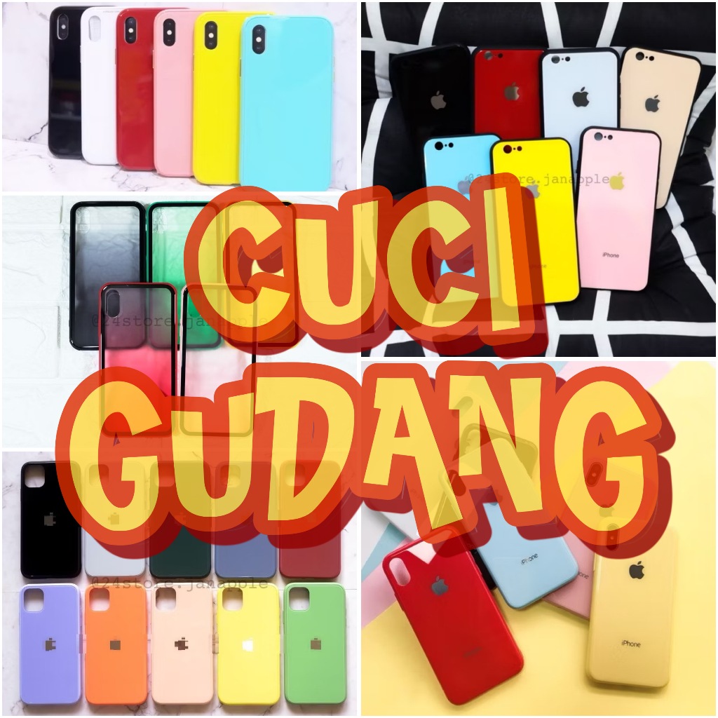 ( CUCI GUDANG ) BUMPER GLASS SERIES CASE IP 6-11 PRO MAX