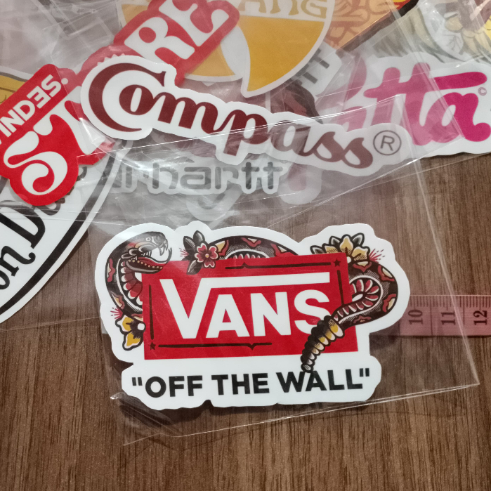 

(BISA-COD) STIKER VANS AESTHETIC STIKER HELM STIKER LOCAL BRAND STIKER AESTETHIC ANTI AIR STICKER BIJIAN STICKER ECERAN STICKER METAL STICKER POP VIRAL