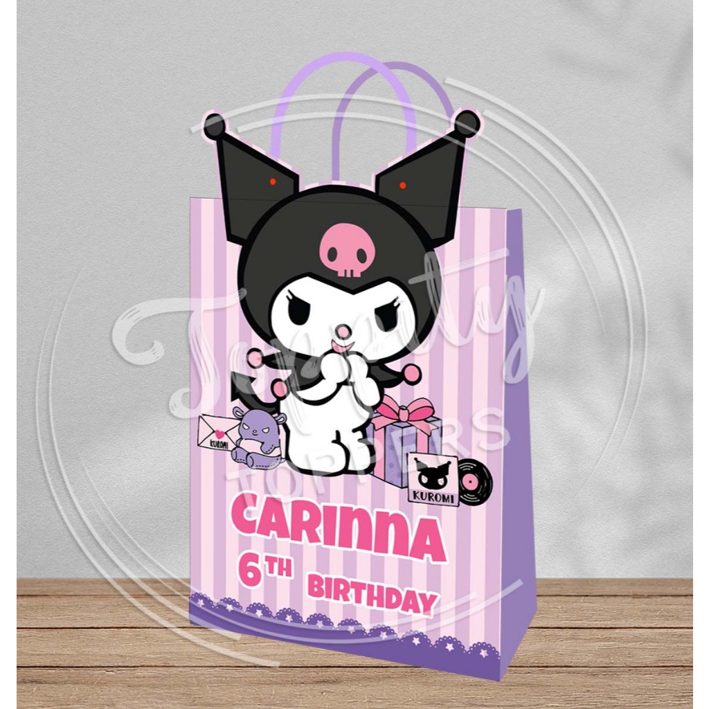 

Paperbag tas goodie bag Kuromi Sanrio