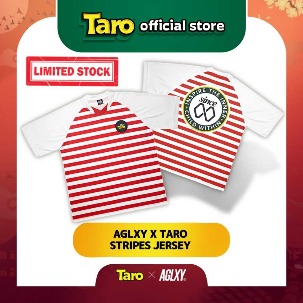AGLXY X TARO STRIPES JERSEY — Taro x AGLXY Official Merchandise