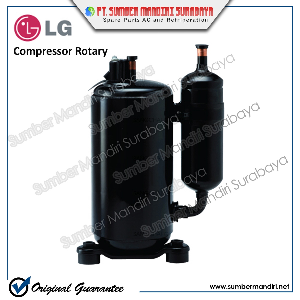 COMPRESSOR AC LG ROTARY QA114 (1/2PK) R22
