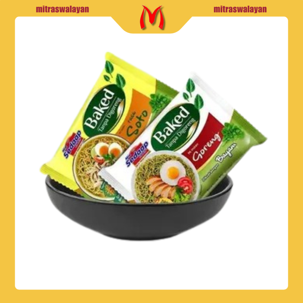 

SEDAAP Baked Mie Instan Rasa Soto & Goreng