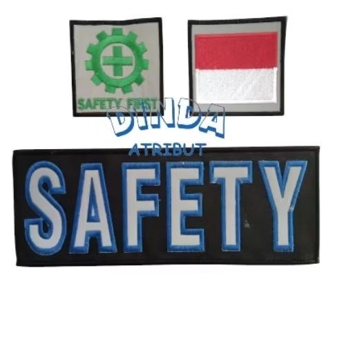 LOGO BORDIR SAFETYFIRST HSE K3 SATU SET LOGO PEREKAT