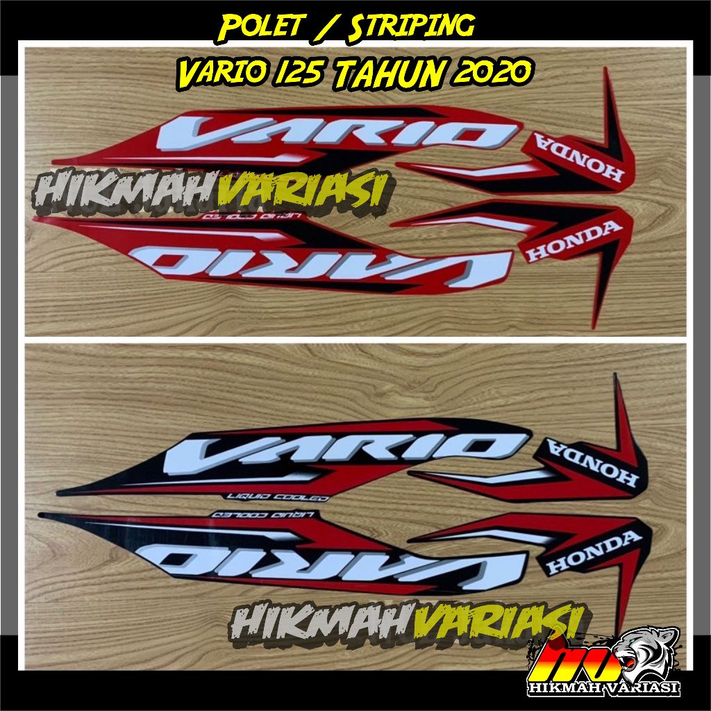 Striping Vario 125 cbs techno 2020 techno 125 | stiker bodi motor vario 125 2020