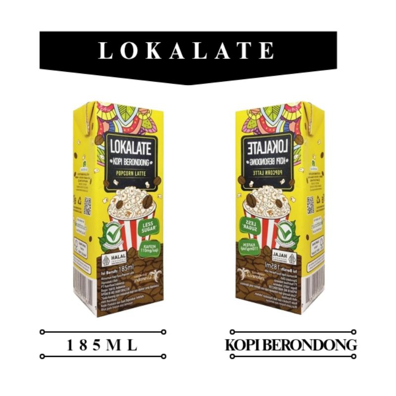 

lokalate kopi berondong popcorn late atau kopi rasa popcorn 185ml