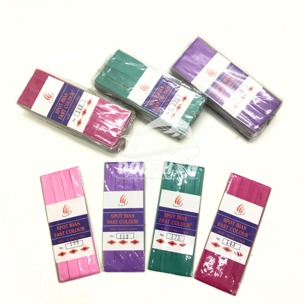 [Per PCS] Bisban Satin Polos / Gepeng / Kosong 3 Yard Aneka Warna