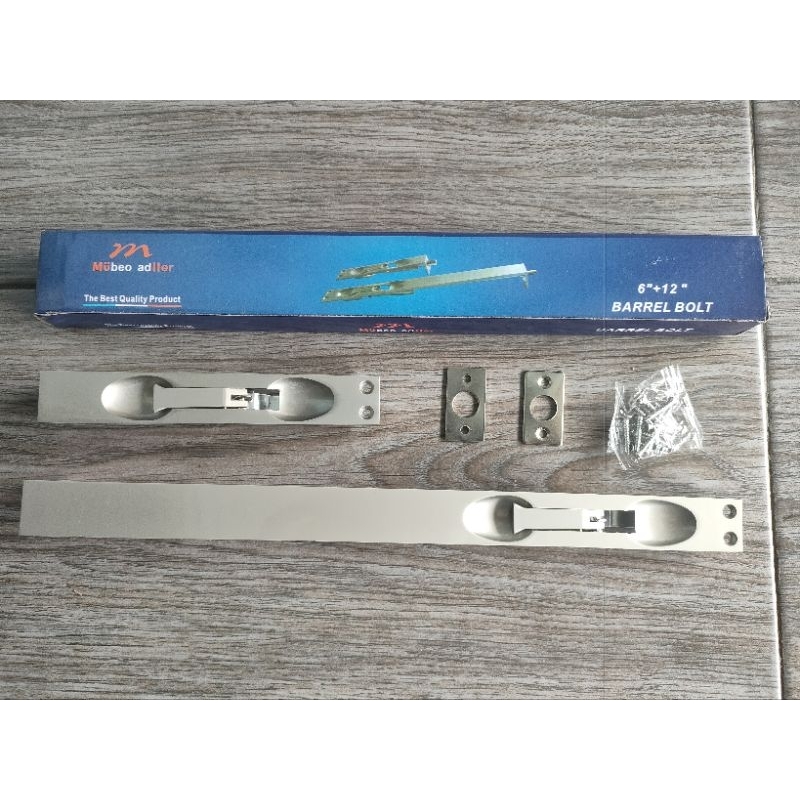 MULLER Gerendel Grendel Tanam Pintu Kupu Tarung 6" + 12" Inch Original