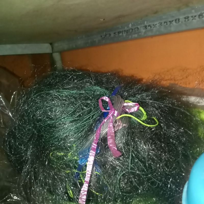 jaring burung mandar siap pakai (ukuran 5 ris)