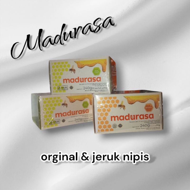 

Madurasa Original & Jeruk Nipis 1Box isi 12 Sachet