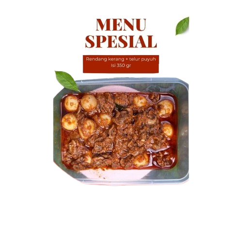 

Promo Rendang kerang telur puyuh 350gr porsi 3-4 makan [Pengiriman instan] Oleh-oleh Khas Medan