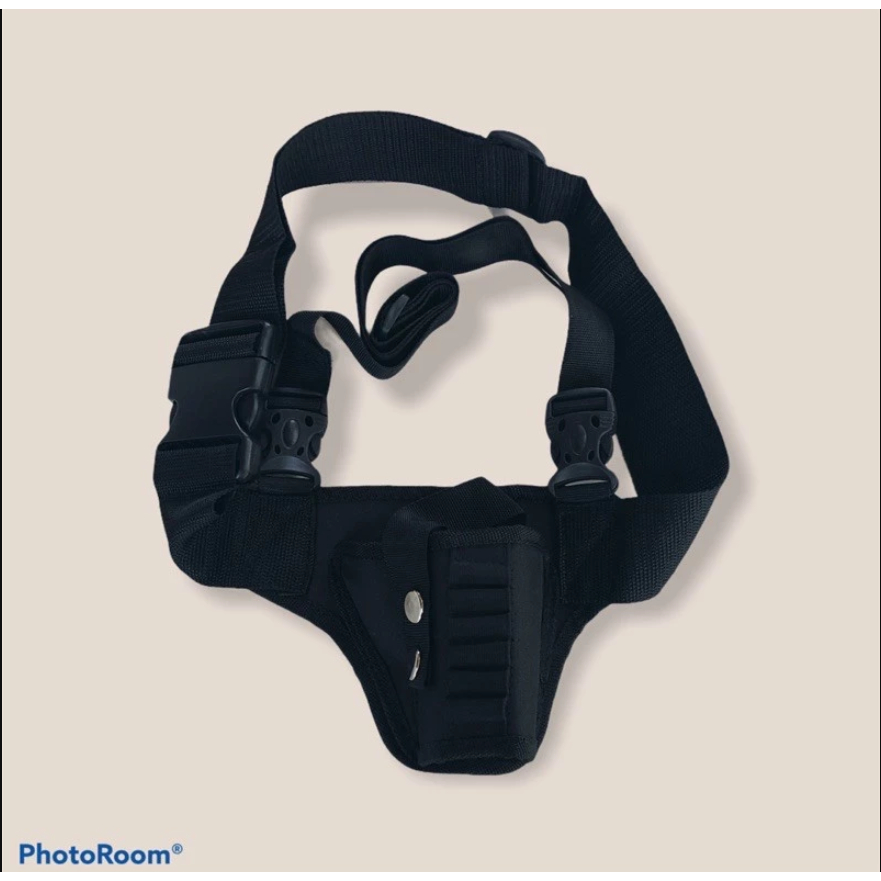 Sarung pistol pinggang dada | Holster selempang dada | Holster tactical