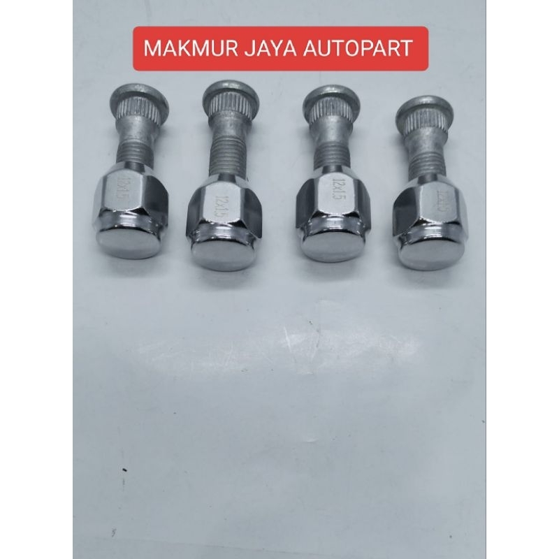 BAUT + MUR RODA MOBIL AVANZA /XENIA (HARGA 8 PC = 4 BAUT + 4 MUR) ORIGINAL