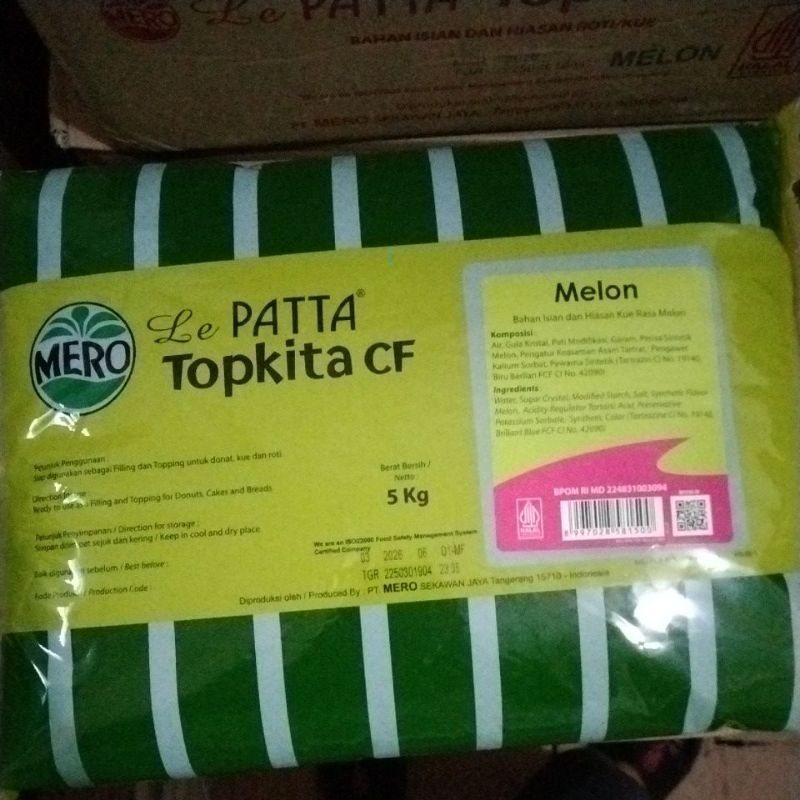 

Le Patta Topkita CF mellon 5kg lepatta melon
