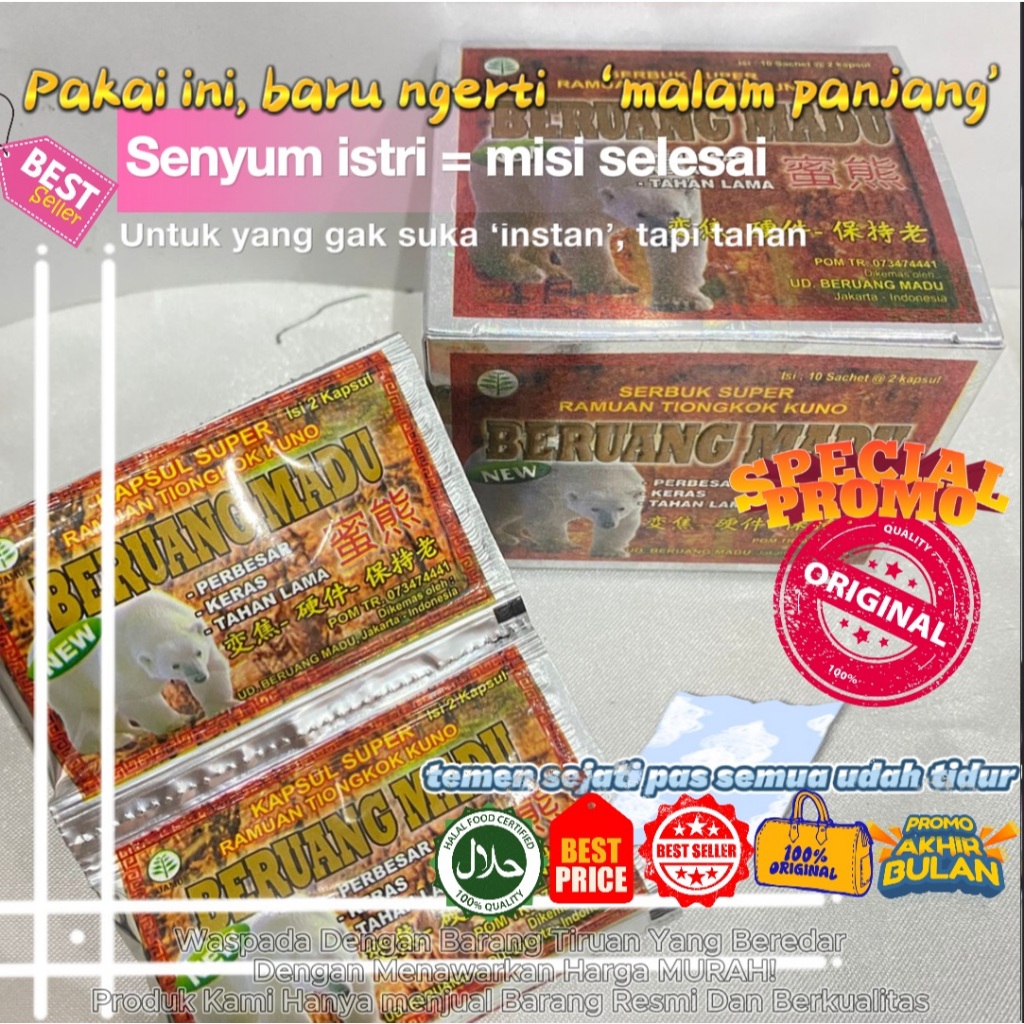 

KAPSUL BRUANG MADU RESMI 100% | AMAN KONSUMSI TANPA EFEK SAMPING