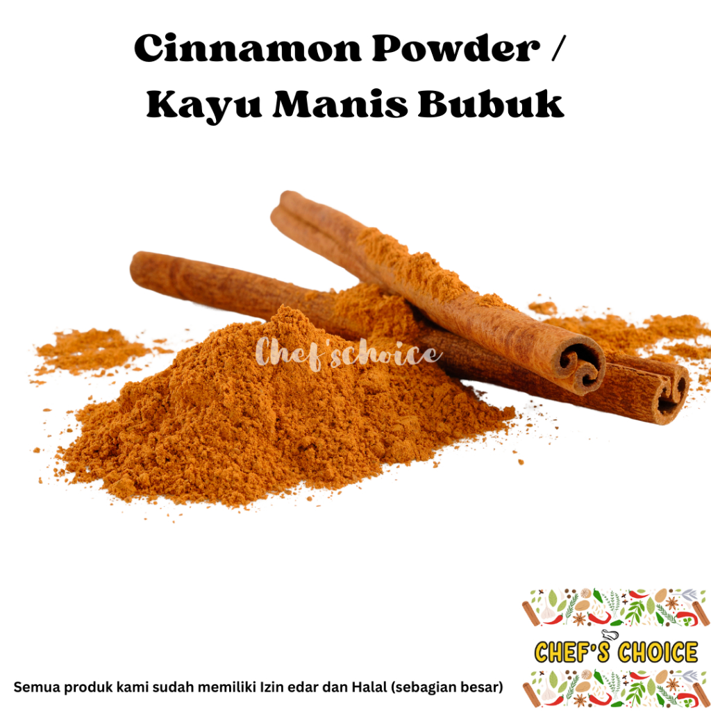 

Cinnamon Powder 250 GR Pure / Asli Bubuk Kayu Manis 250gram