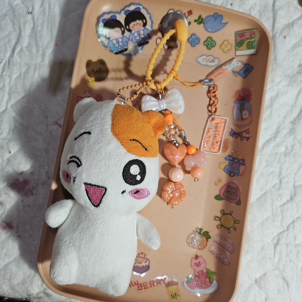 ʕ•̫͡•ʔ•̫͡•ཻʕ•̫͡•ʔ•͓͡•ʔ gantungan kunci / keychain boneka plush ebichu hamster orange ʕ•̫͡•ʔ•̫͡•ཻʕ•̫͡