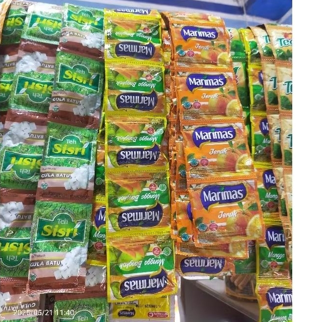 Minuman serbuk rentengan