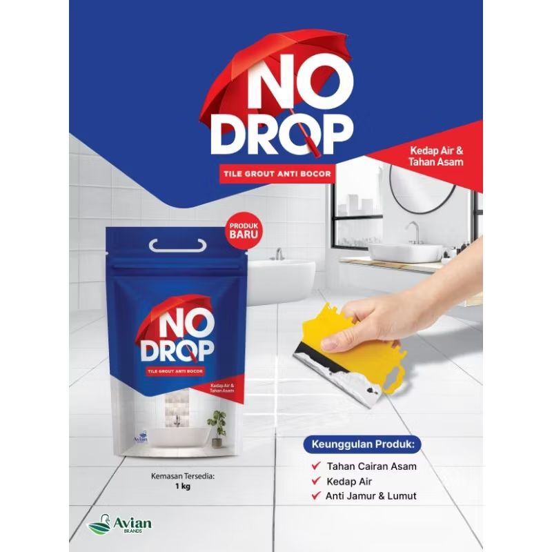 Nat Keramik No drop Tile Grout Anti Bocor Anti rembes