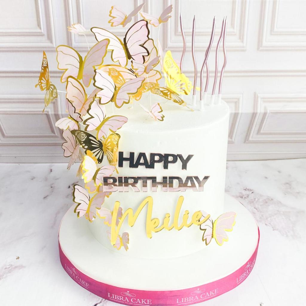 

Kue ulang Tahun/Birthday Cake/kue Ultah Tema Butterfly/Butterfly Cake/Cake Aesthetic