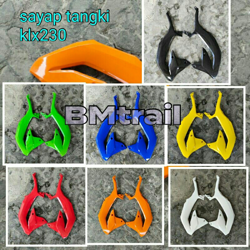 BODY SAYAP DEPAN KLX 230 SAYAP TANGKI KLX230 TRAIL SUPERMOTO
