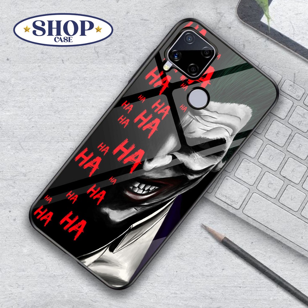 Casing Hp Realme C15 - Fashion Joker Murah Softcase Hardcase Glossy Pelindung Belakang Hp Sarung Hp 