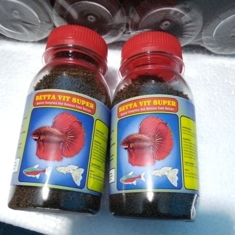 BETTA VIT SUPER / PELET IKAN CUPANG / PAKAN IKAN KECIL