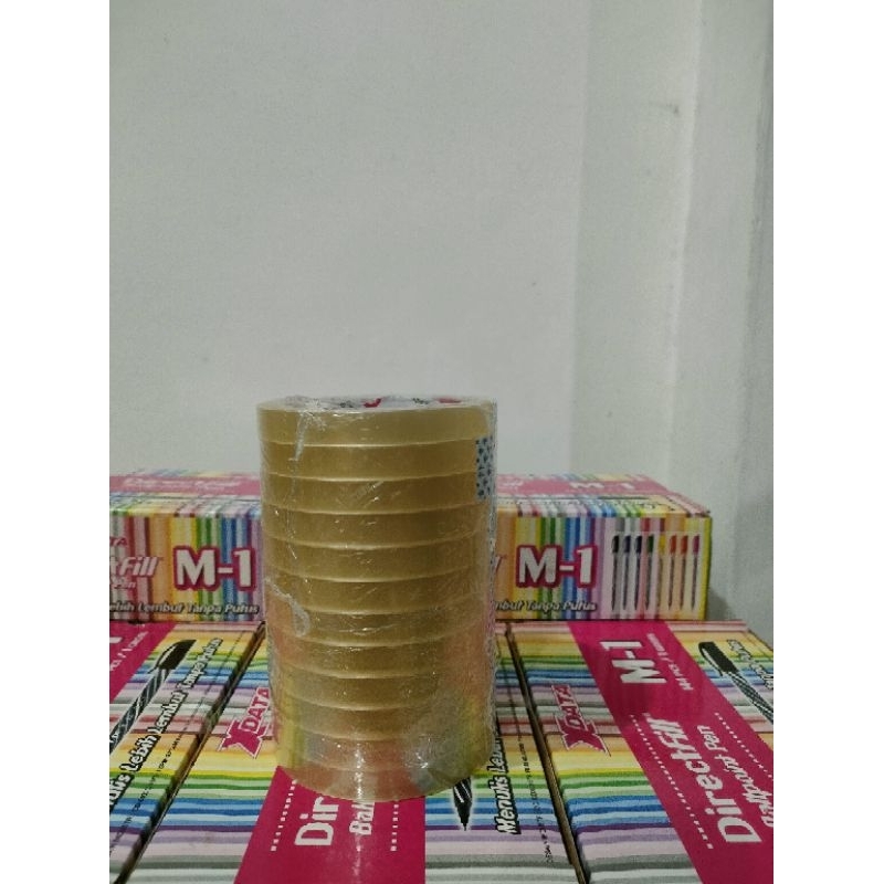 

Lakban Daimaru Bening (1roll=12pcs)