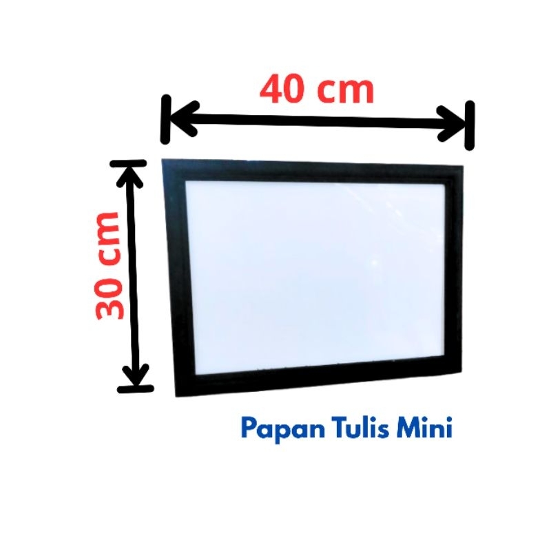 

Papan Tulis Mini Uk 30 x 40 cm bingkai kayu, ready stock, Best seller Stationery