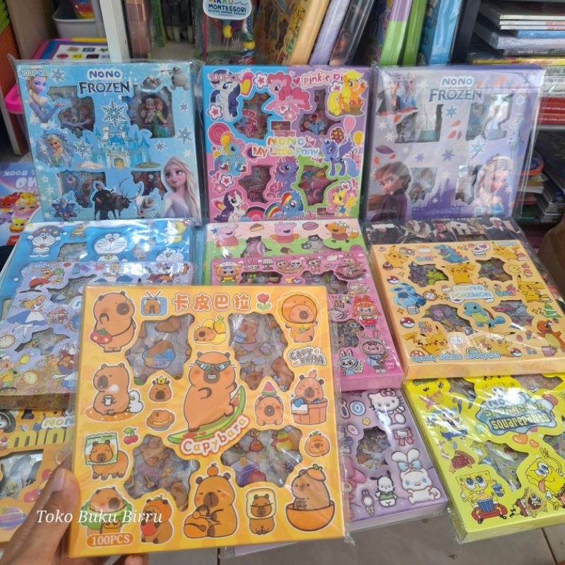 

Mainan anak sticker box anti air / sticker aesthetic / stiker tumbler / stiker jurnal / mainan stiker