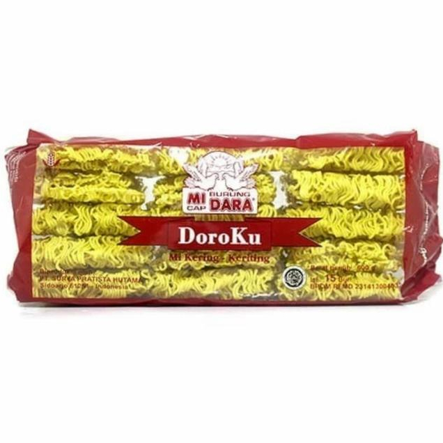 

Mie Doroku Isi 15 Keping 600 Gram - Mie Telur Cap Burung Dara