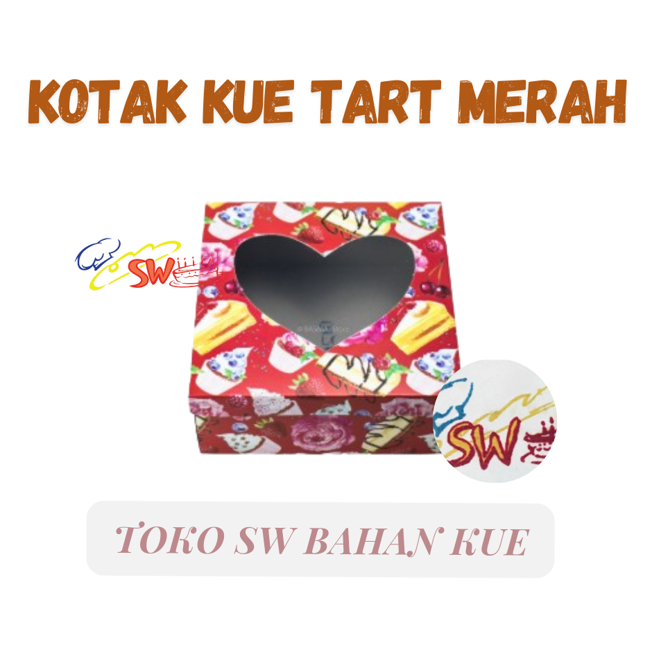 

KOTAK KUE TART MERAH HATI