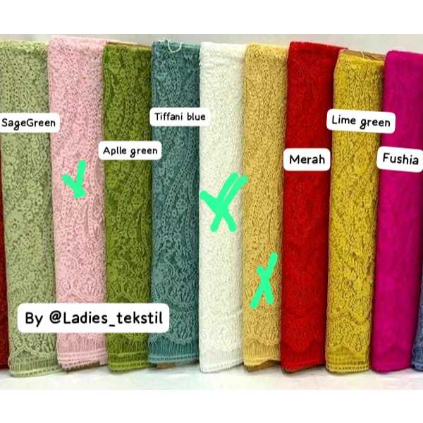 Lace panel /kain brokat/brokat lace