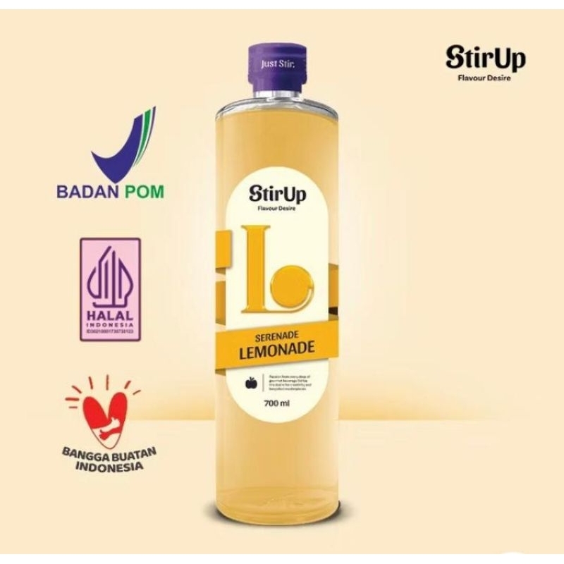 

StirUp serenade lemonade syrup// sirup rasa lemonade
