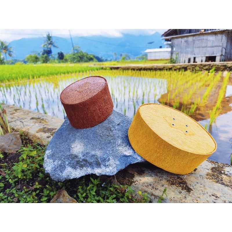 PECI KULIT KAYU WARU | MOTIF SONGKOK POLOS