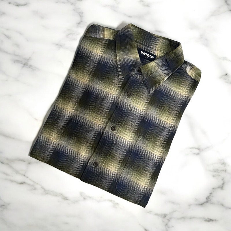 UNIQLO Flanel Veterano Single Pocket Preloved