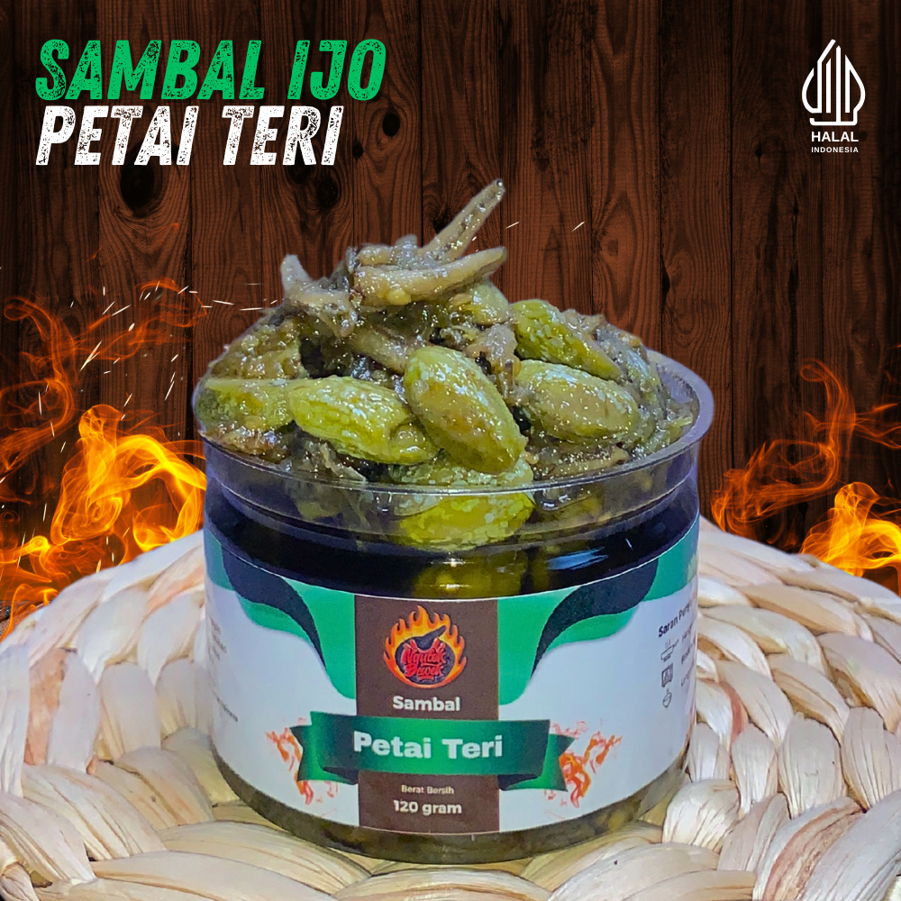 

Sambal Ijo Teri/Jengkol/Jambal/Ayam Suwir/Petai/CumiSambal Ngulek Dewek