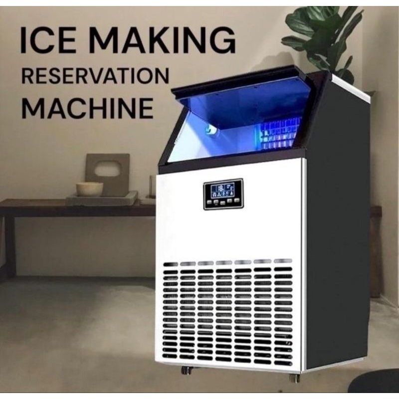 Mesin Es Batu Kristal Iceler Ice Maker 200kg/24Jam untuk Cafe Restoran Cube Ice Maker