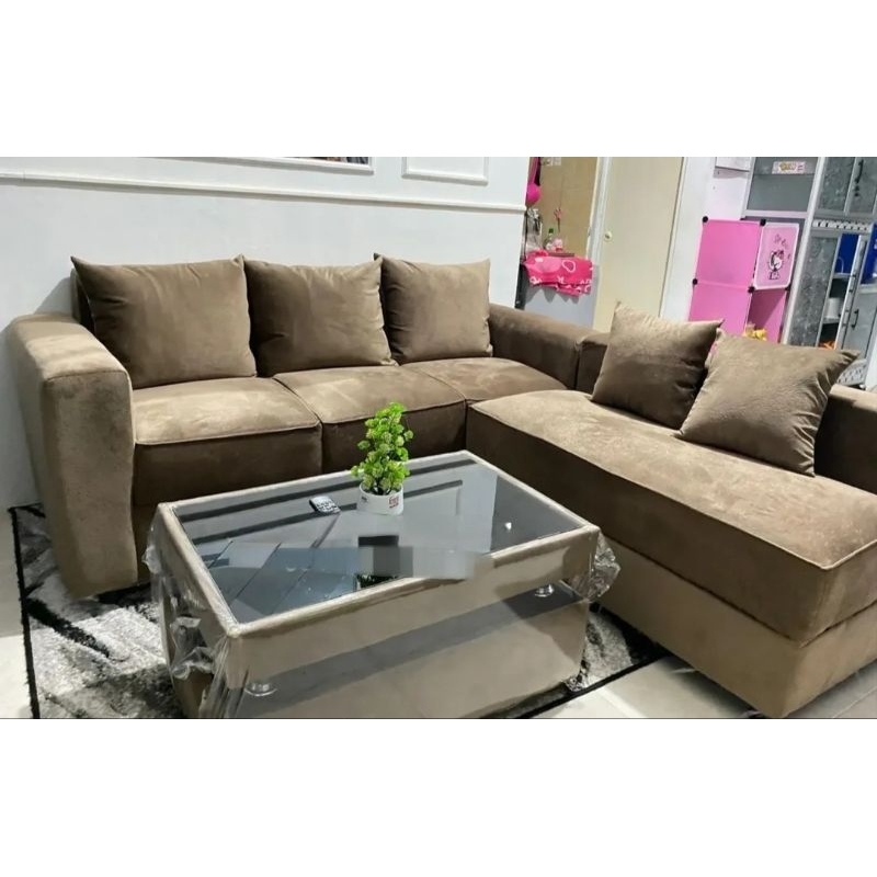 sofa L minimalis set